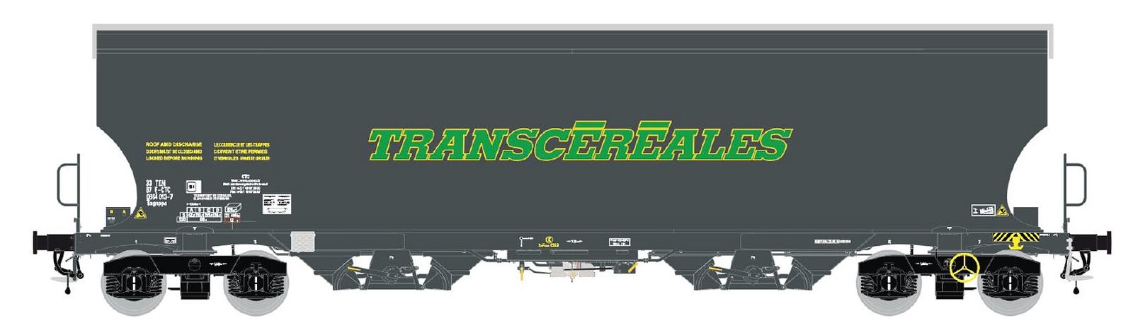 LS Models 30596 Silowagen Tagnpps TRANSCEREALES Ep.VI 1.Nr Spur H0
