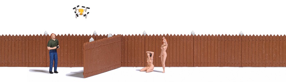 Busch 7812 A-Set:Drohne mit Figuren
