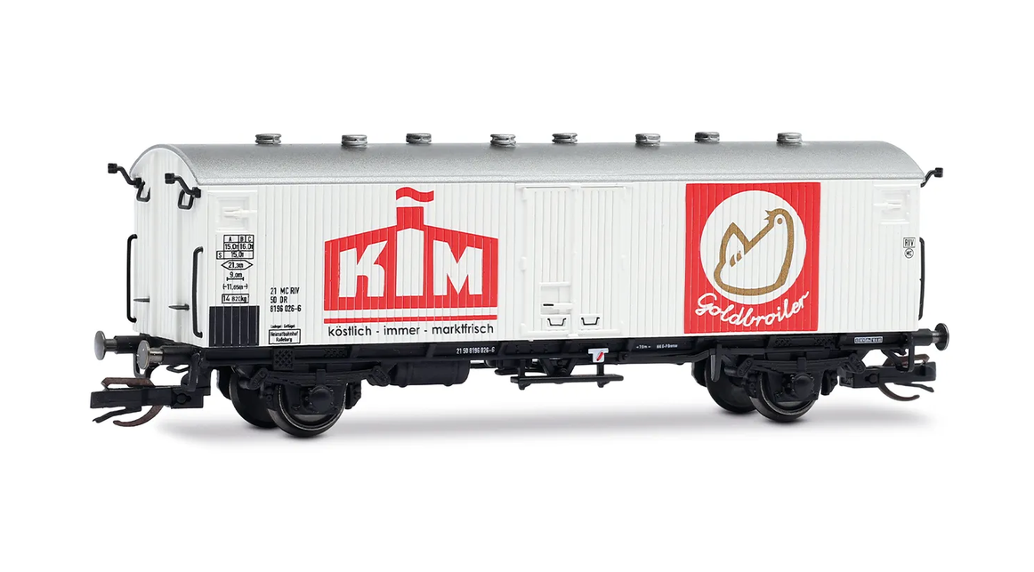 Arnold HN9777 DR 2-achs Fährbootkühlwagen „KIM Broiler” 1:120 Spur TT