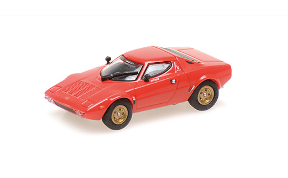 Minichamps 870125022 LANCIA STRATOS 1974 RED 1:87 Spur H0 Neu OVP