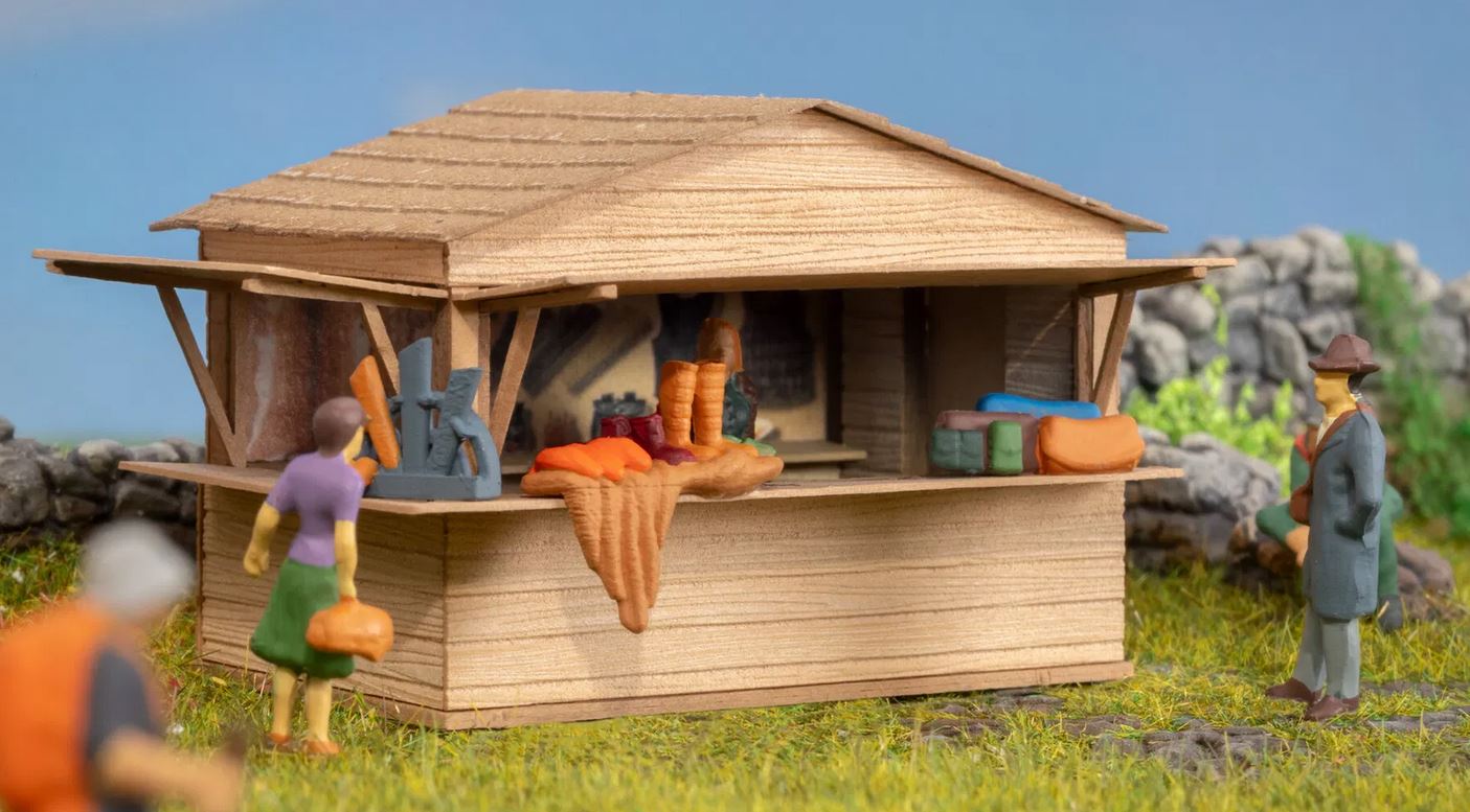 Noch 65618 Themen-Set Mittelaltermarkt 1:87 Spur H0 Bausatz