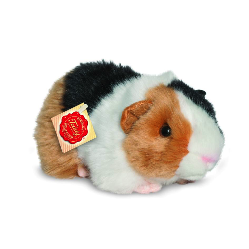 Teddy Hermann 926405 Meerschweinchen braun/schwarz/weiß 20 cm Plüsch