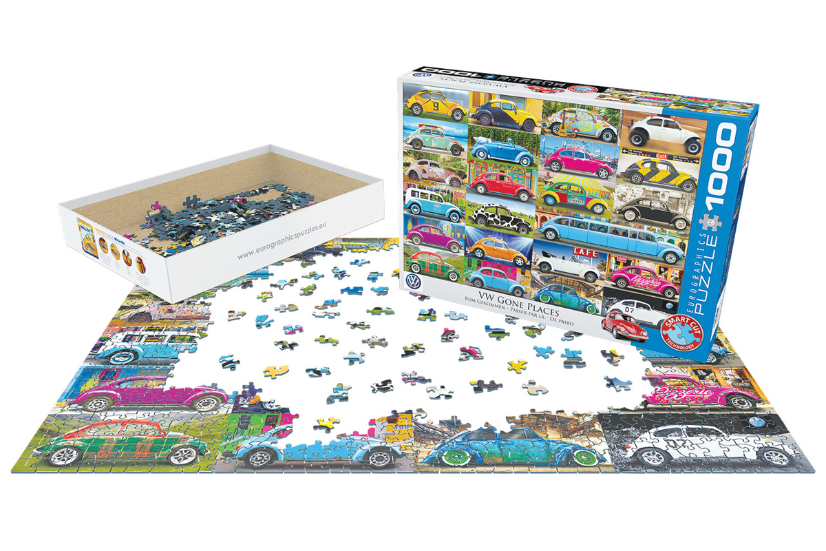 EUROGRAPHICS 6000-5422 VW Käfer - Rumgekommen 1000 Teile Puzzle Neu OVP