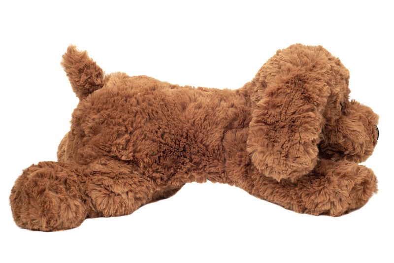 Teddy Hermann 919742 Schlenkerhund braun 28 cm Stoff/Plüsch/Kuscheltier