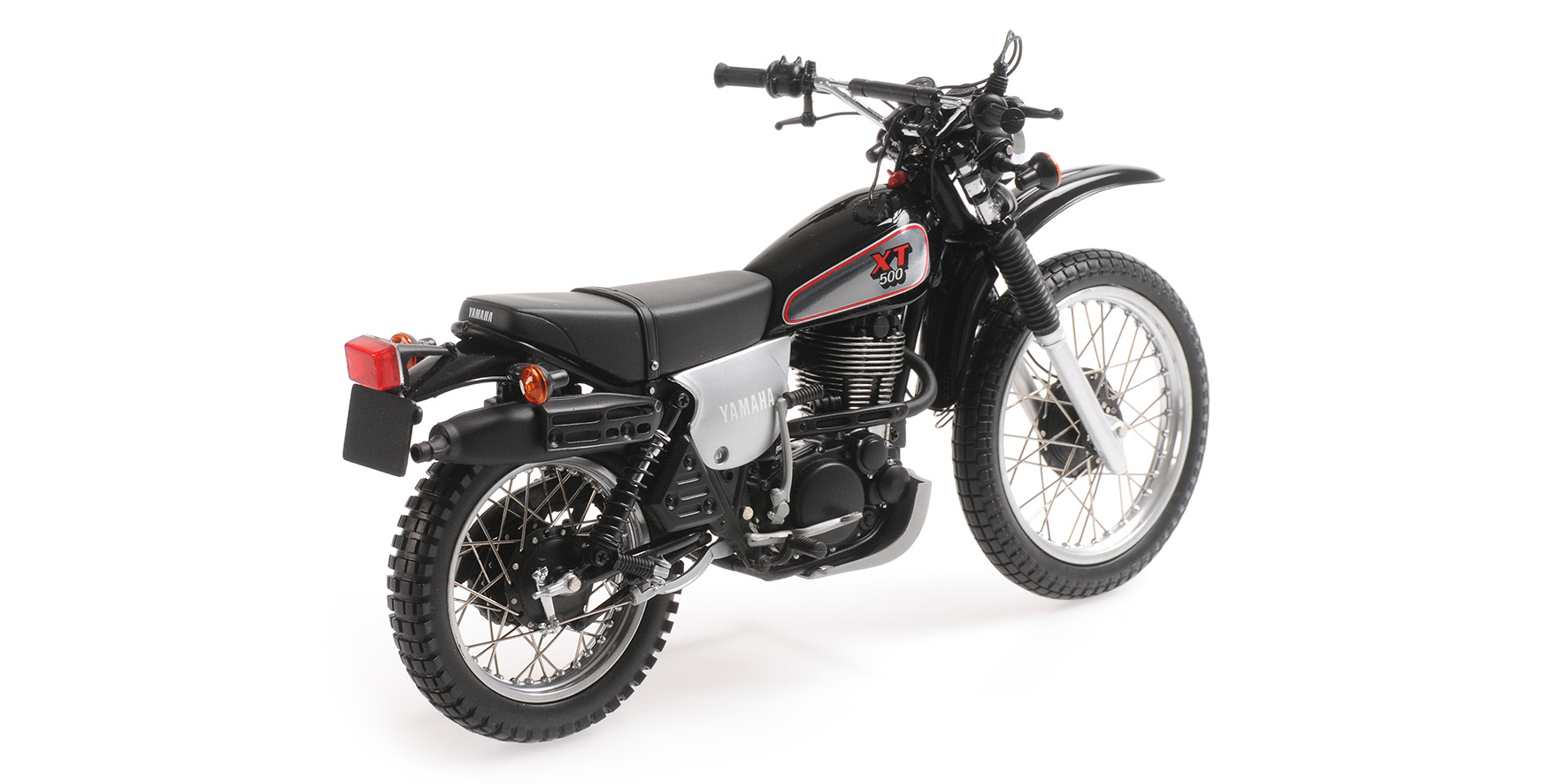 Minichamps 122163305 YAMAHA XT 500 1988 BLACK 1:12 Standmodell Neu