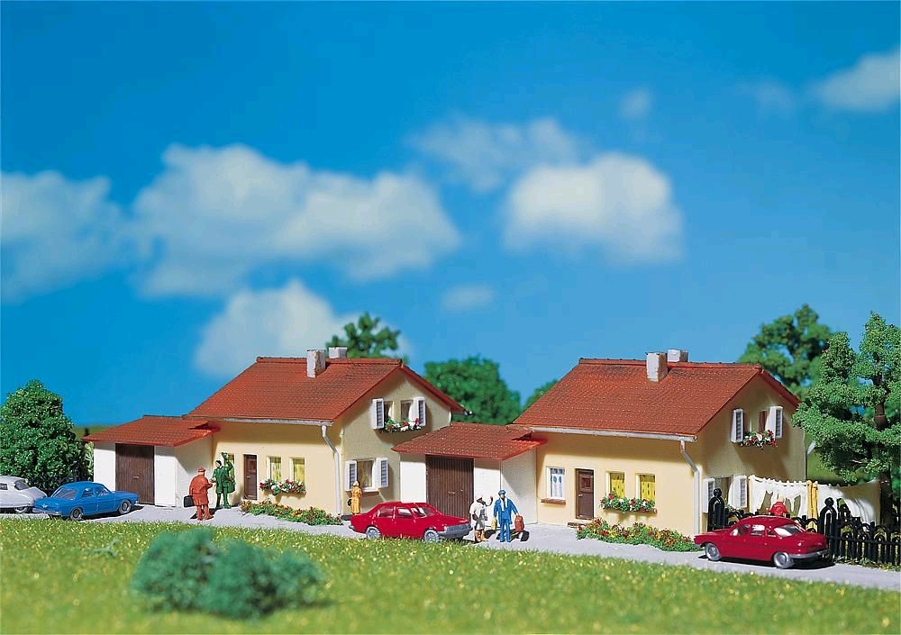 Faller 232222 2 Siedlungshäuschen 1:160 Spur N Neu OVP