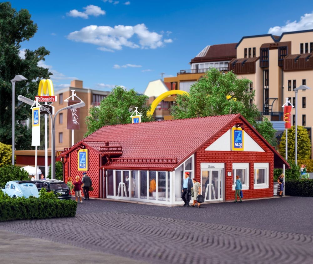 Vollmer 43658 H0 Supermarkt ALDI Süd