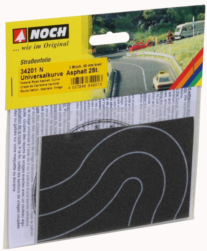 Noch 34201 Universalkurven Asphalt