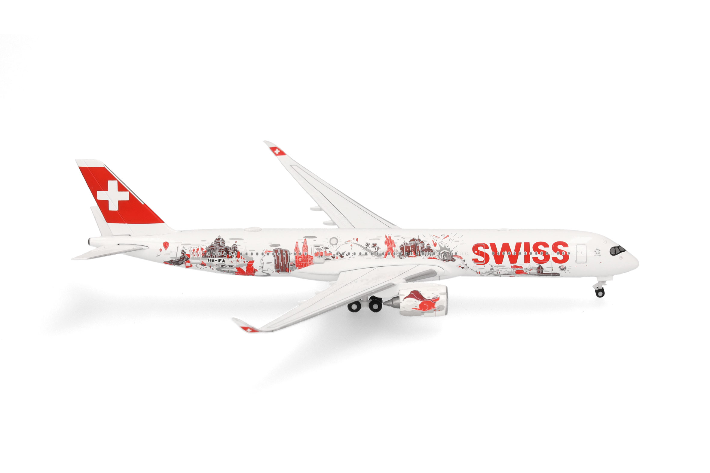 Herpa 538350 A350-900 Swiss Wanderlust