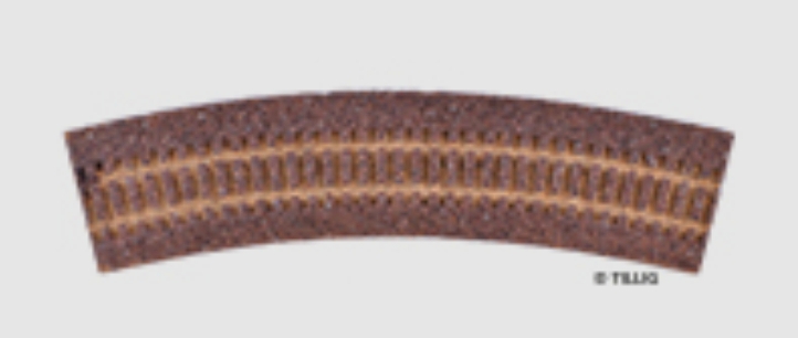 Tillig 86504 Gleisbett R 31 dunkel Spur H0 1:87 werks. ausverk.