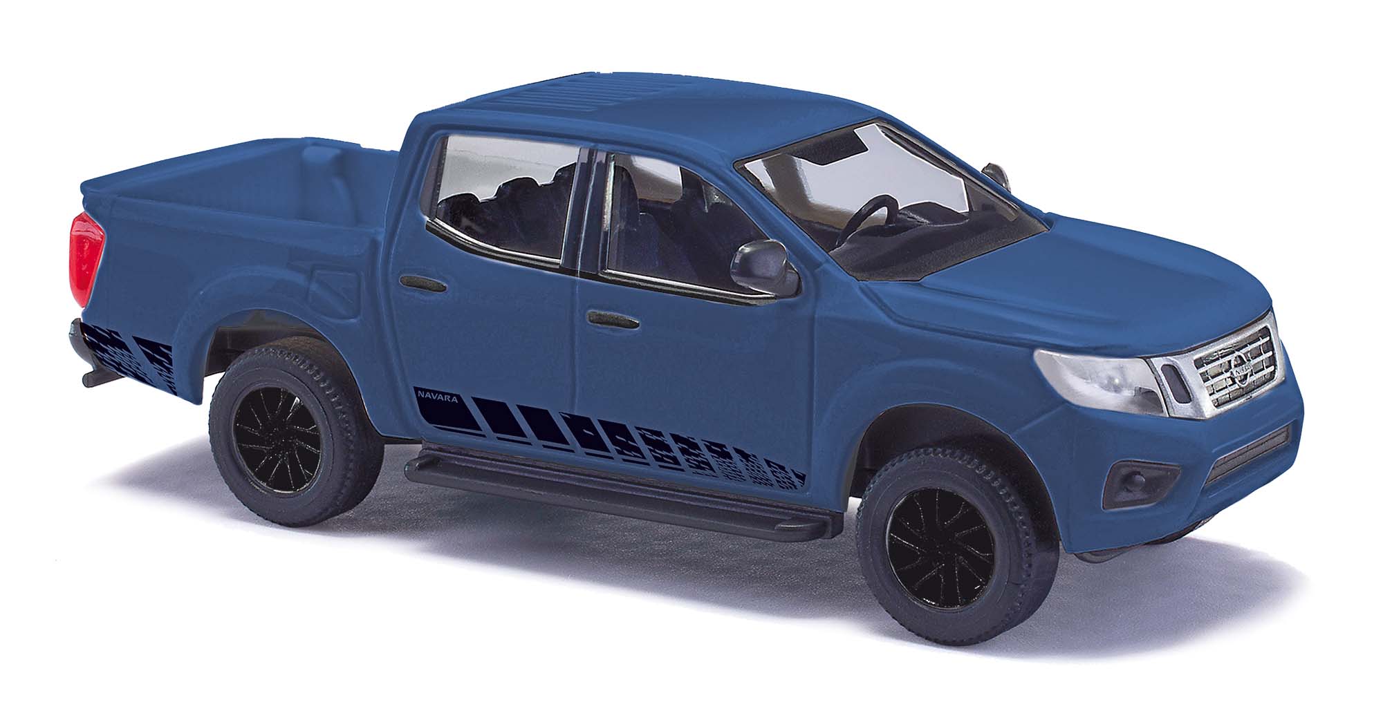 Busch 53710 Nissan Navara N-Guard Blau 1:87 Spur H0 Standmodell