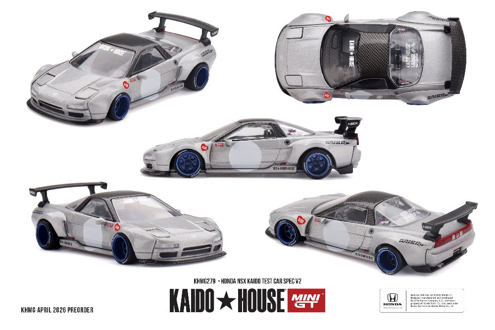 Kaido House KHMG279 1:64 HONDA NSX KAIDO TEST CAR SPEC V2 1990