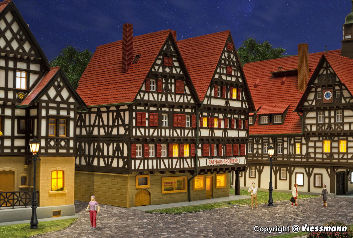 Kibri 38909 Fachwerkhaus in Bad Urach 1:87 Spur H0 Bausatz Neu