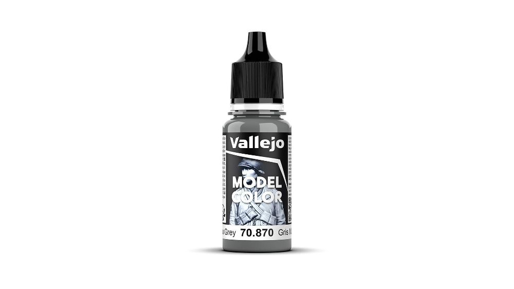 Vallejo 70870 Mittelgrau, matt, 18 ml Model Color NEU