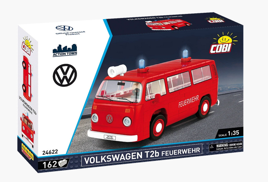 Cobi 24622 Volkswagen T2b Feuerwehr 1:35 Bausatz Neu OVP