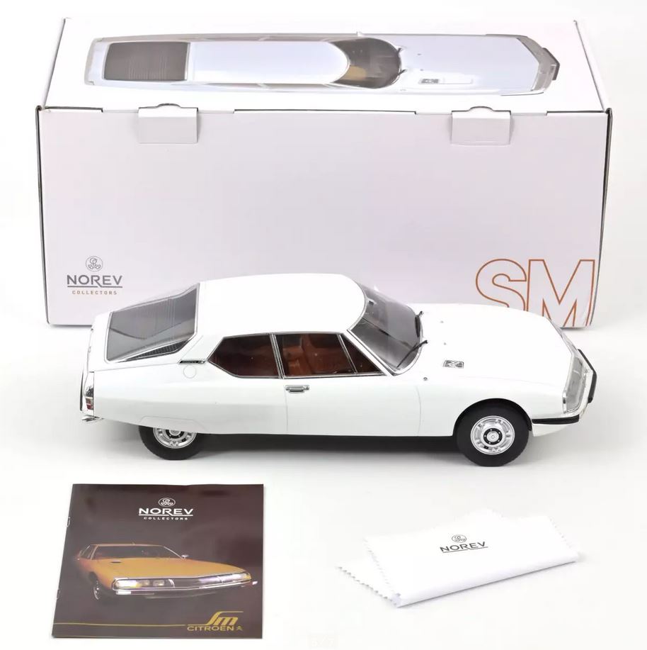 Norev 121701 Citroën SM 1970 Weiß Genf Präsentationsversion 1:12