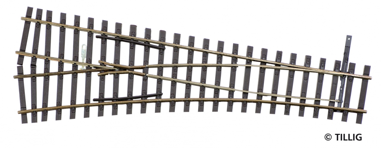 Tillig 85324 Weiche links 15° 1:87 Spur H0 Neu OVP