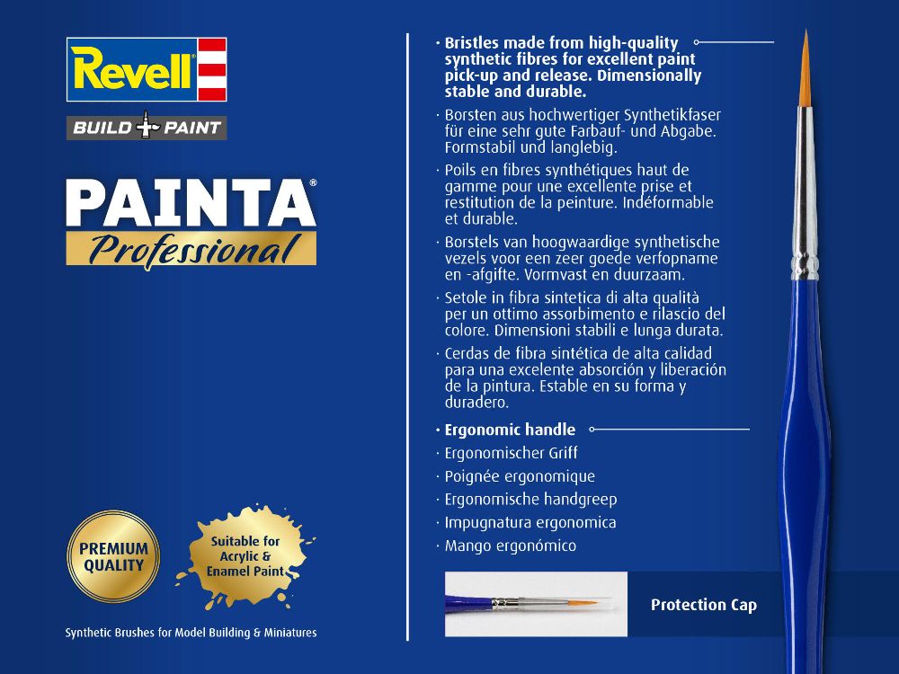 Revell 39561 Painta Professional Brushes: Detail Set NEU OVP Pinsel