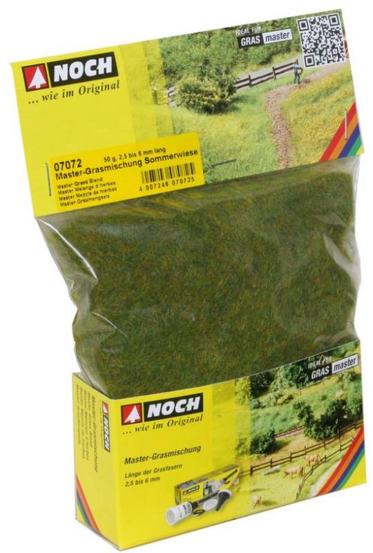 Noch 07072 Master-Grasmischung “Sommerwiese” - 2,5 bis 6 mm, 50g