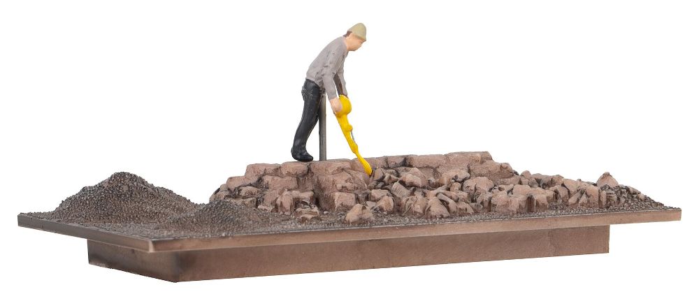 Faller 180693 Bauarbeiter mit Kompressor 1:87 Spur H0 Bausatz Neu