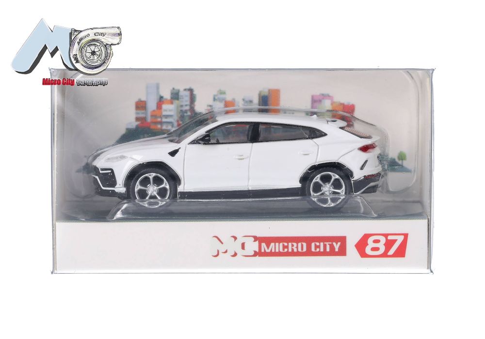 Herpa 87MC000110 MicroCity: Lamborghini Urus weiß 1:87 Spur H0 NEU OVP