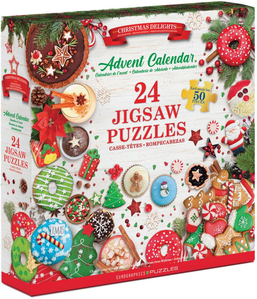 EUROGRAPHICS 9924-5811 Christmas Delights 1200 Teile Puzzle Adventskalender