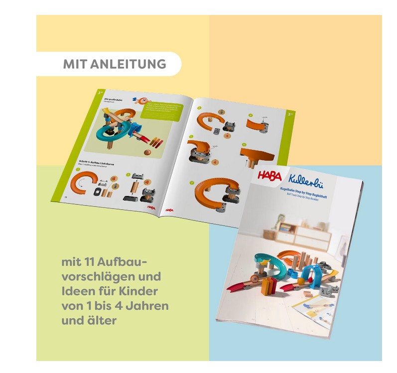 HABA 2012252001 Kullerbü Kugelbahn Step-By-Step NEU OVP