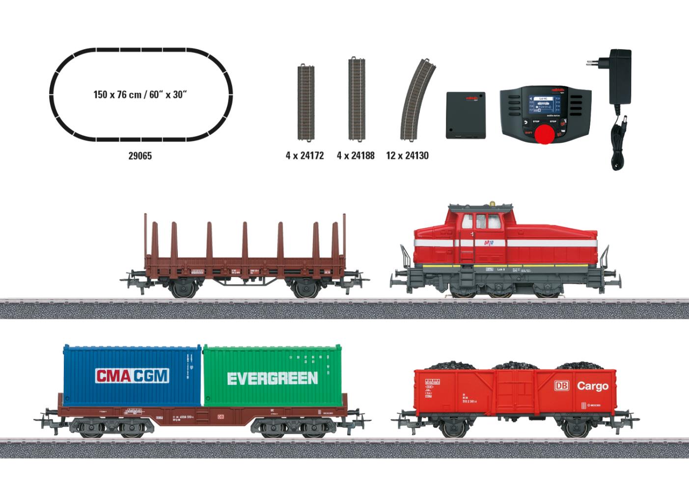 Märklin 29065 Digital-Startpackung Moderner Rangierbetrieb Spur H0