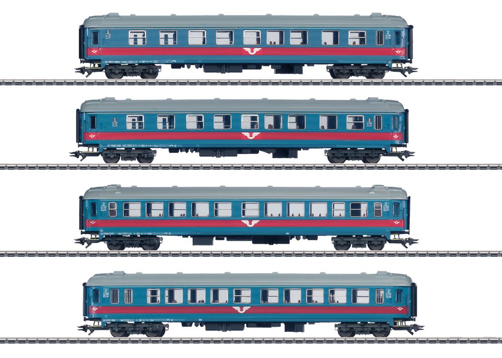 Märklin 43789 Schnellzugwagen-Set (SJ) 1:87 Spur H0 AC NEU OVP