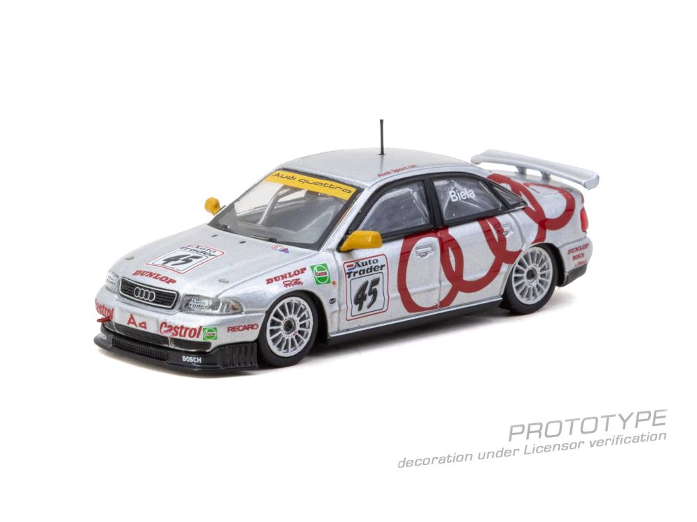 Tarmac Works T64-077-96BTC45 1:64 AUDI A4 QUATTRO FRANK BIELA BTCC CHAMPION 1996