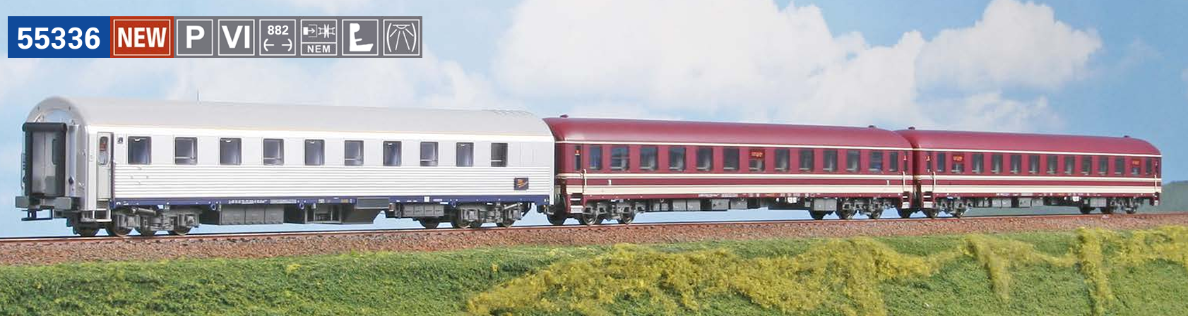 ACME 55336 European Sleeper - Set A 1:87 Spur H0 DC NEU OVP
