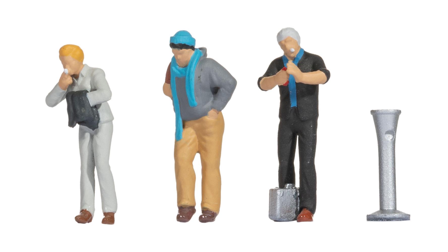 Noch 16604 Funny-Scenes „Raucherpause" 1:87 Spur H0 Neu OVP