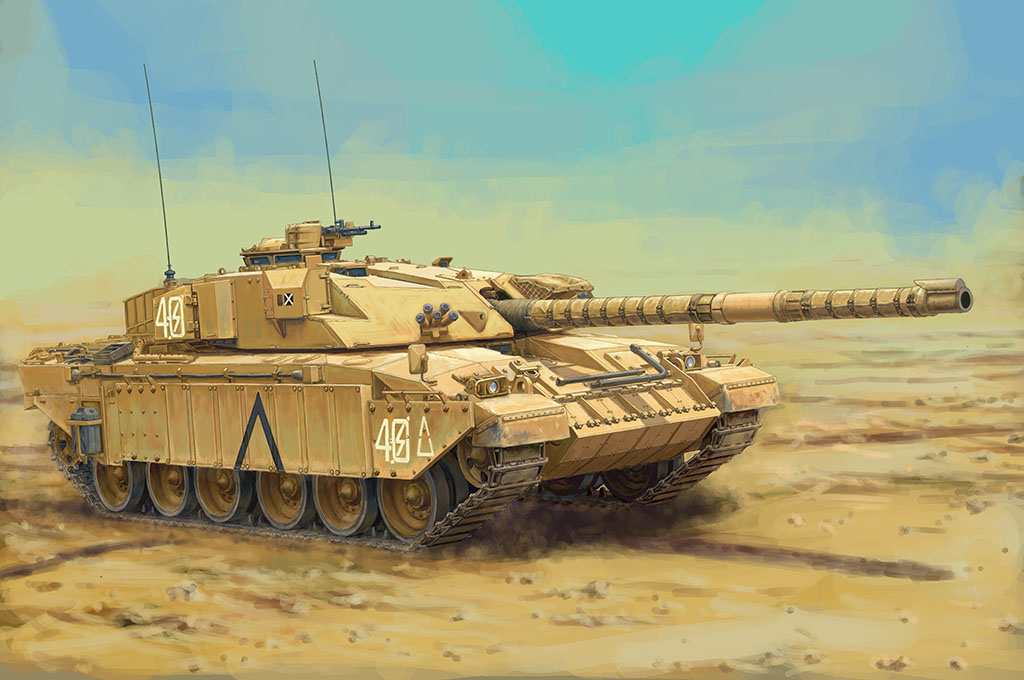 Trumpeter 09612 British MBT Challenger-1(mk.3) "Gulf War" 1:35 Bausatz