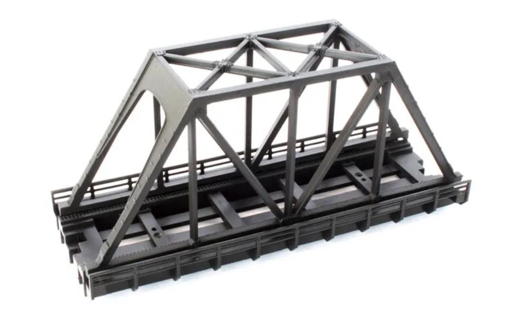 Rokuhan R090 Kastenbrücke dunkelgrau 110 mm eingleisig Spur Z Neu