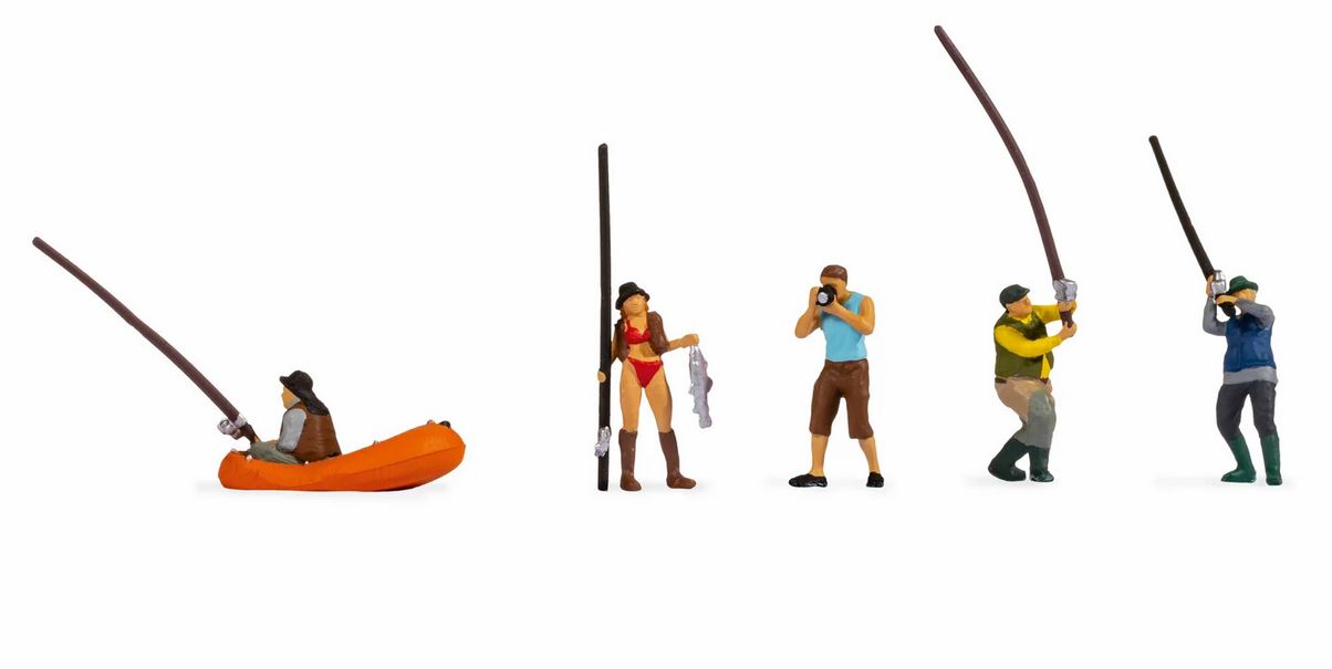 Noch 15891 Angler - Spur H0 - Neu - OVP Figuren