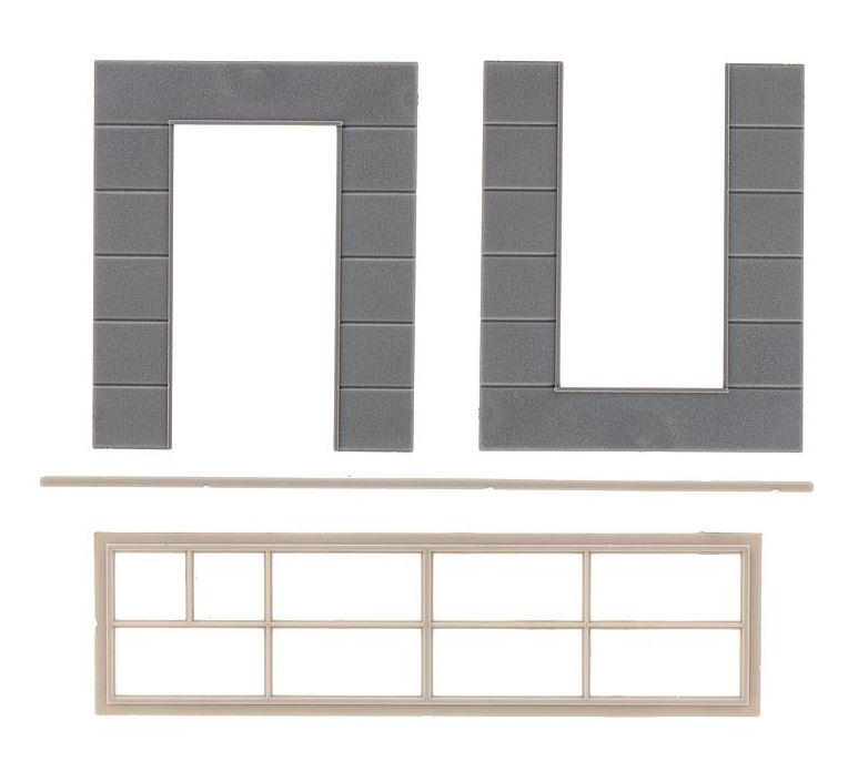 Faller 180883 2 Wandelemente mit hohem Fenster, Goldbeck 1:87 Spur H0 Neu