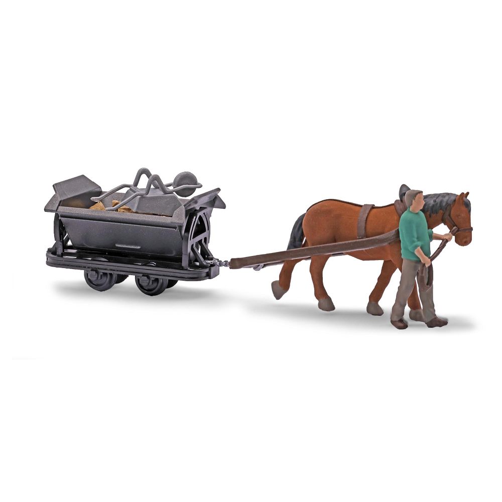 Busch 12456 A-Set: Pferdebahn H0f