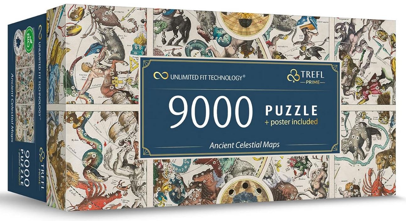 Trefl 81031 Ancient Celestial Maps 9000 Teile Puzzle Neu OVP