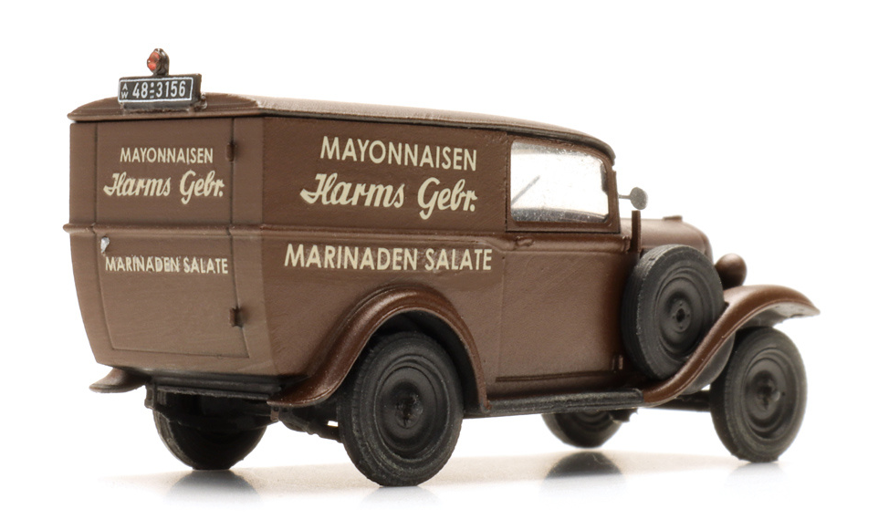 Artitec 10.443 Opel P4 Kastenwagen 1:87 Spur H0 Bausatz NEU OVP