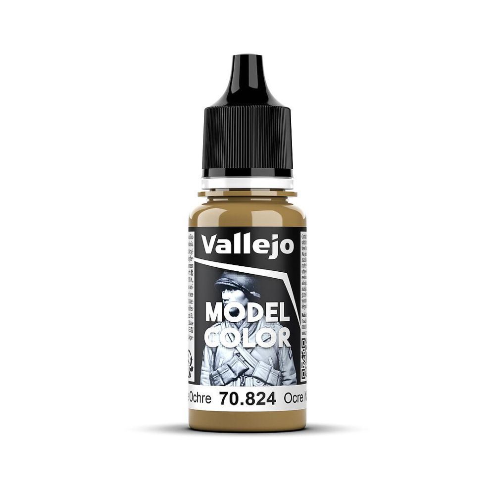 Vallejo 70824 Deutsche Tarnung, Ockerorange, matt, 18 ml Model Color
