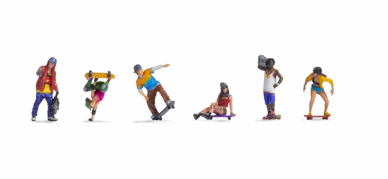 Noch 66834 micro-motion Skatepark 1:87 Spur H0 Bausatz Neu OVP