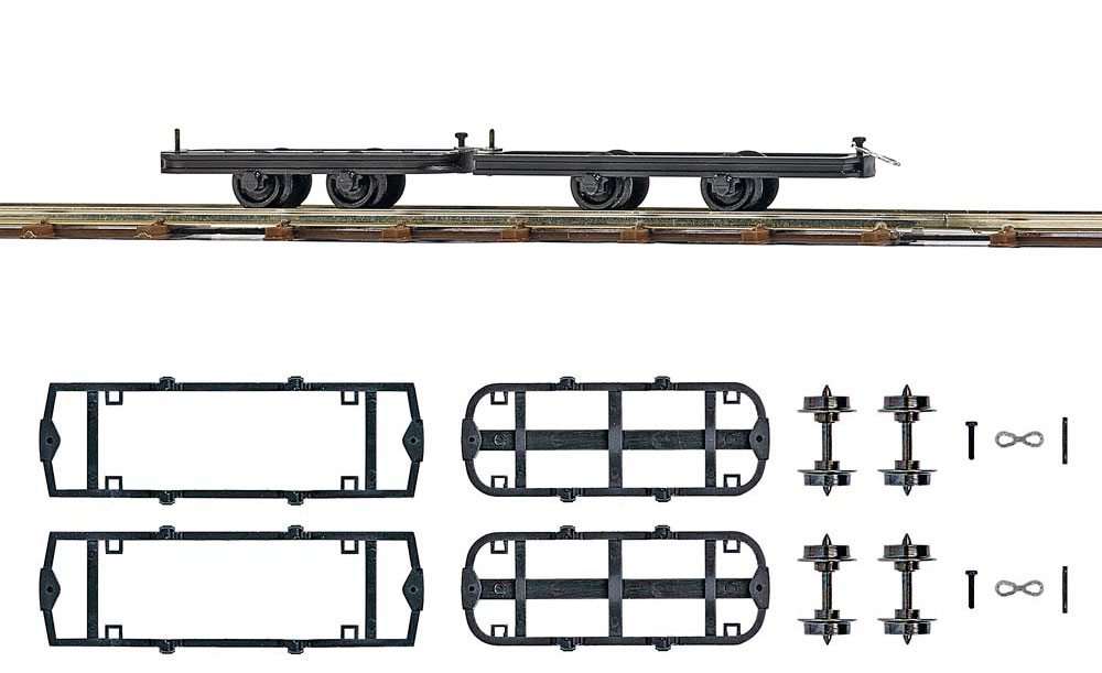 Busch 12295 Zwei Fahrwerke zum Umbauen 1:87 Spur H0f Neu OVP