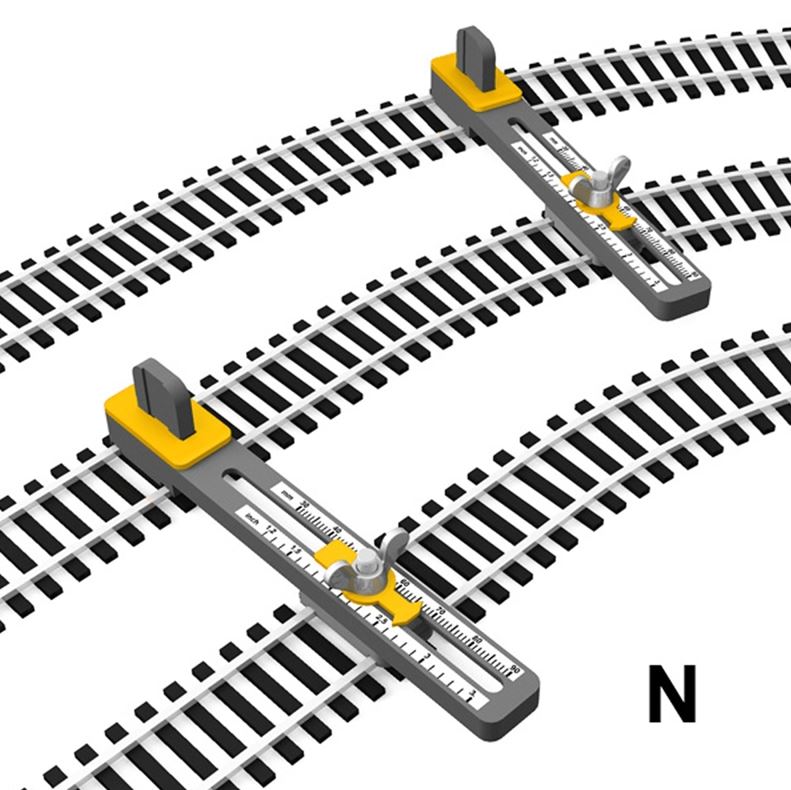 Proses PT-N-01 Parallelgleislehre Baugr. N, justierbar - Neu - OVP