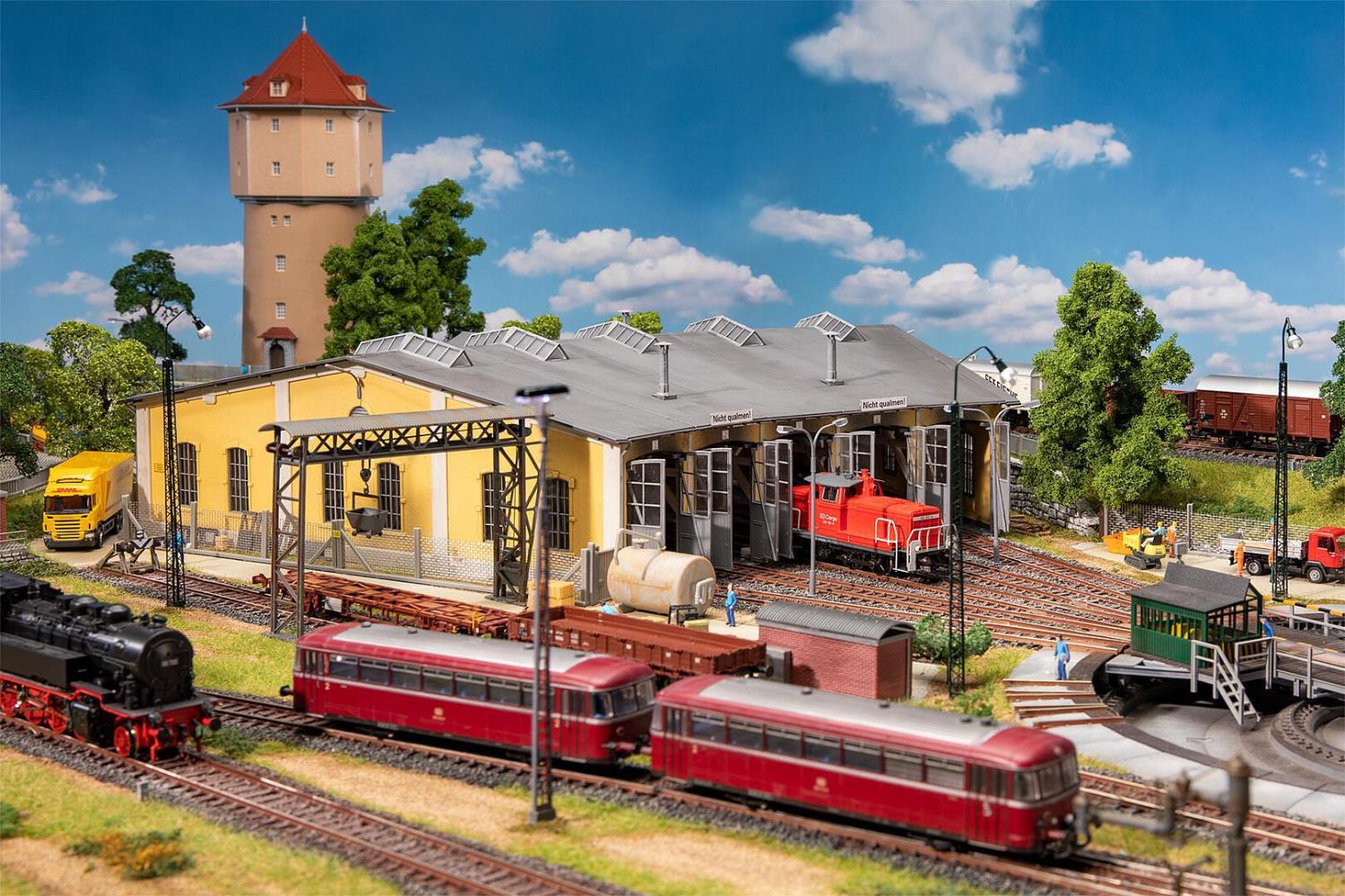 Faller 120081 Ringlokschuppen Freilassing 1:87 Spur H0 Bausatz Neu