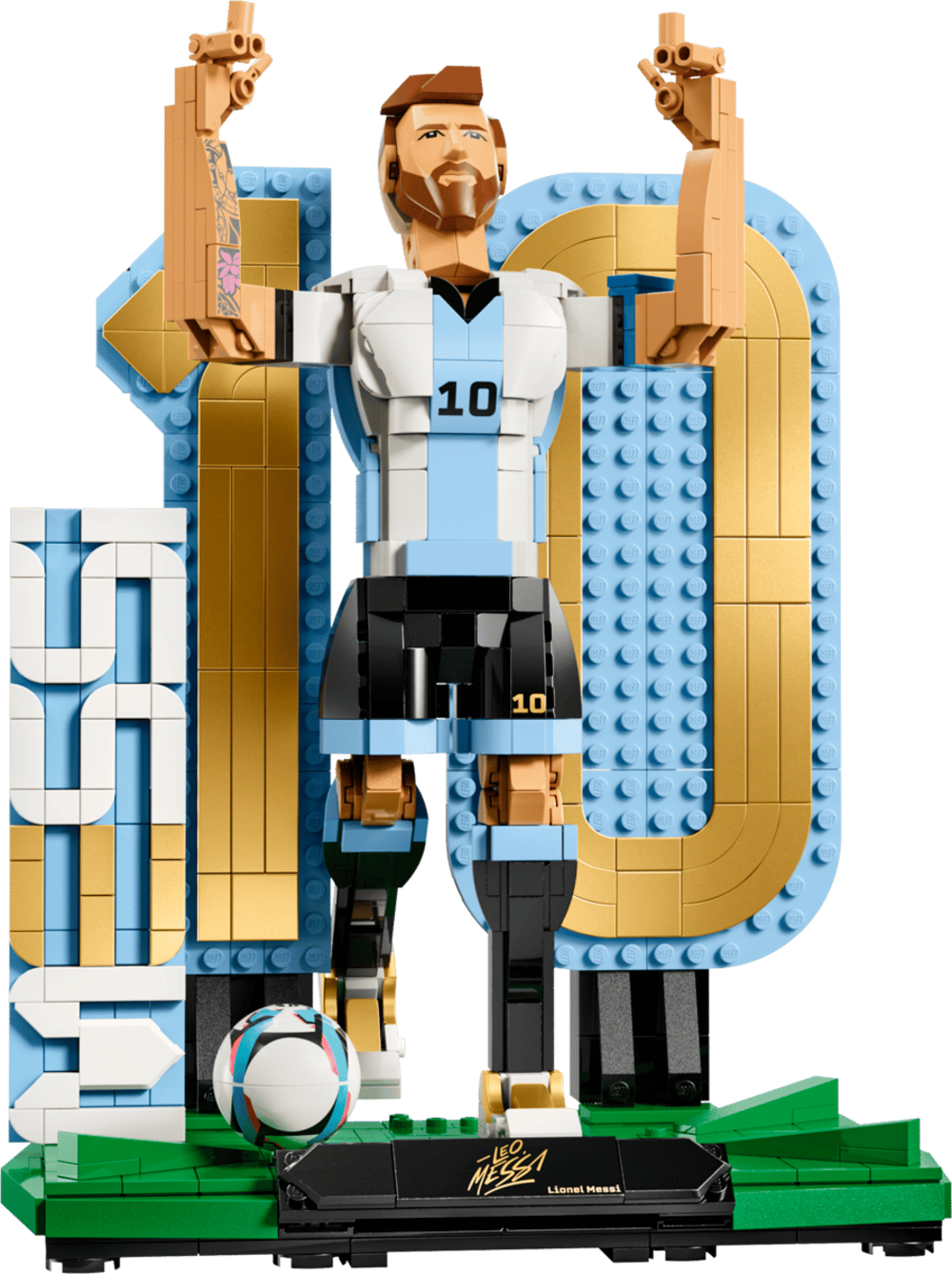 LEGO 43015 EDITIONS Lionel Messi – Fußballlegende Bausatz NEU