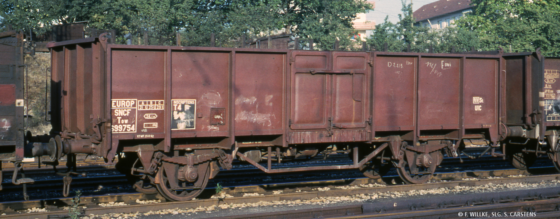 Brawa 50066 Offener Güterwagen Tow SNCF 1:87 Spur H0 DC NEU