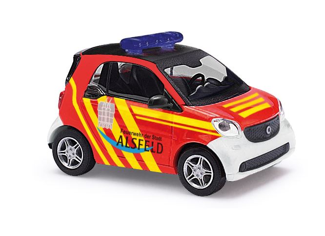 Busch 50719 Smart Fortwo 2014, Feuerwehr Alsfeld