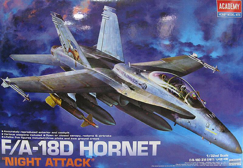Academy 12103 1/32 FA 18D Hornet Night Attack