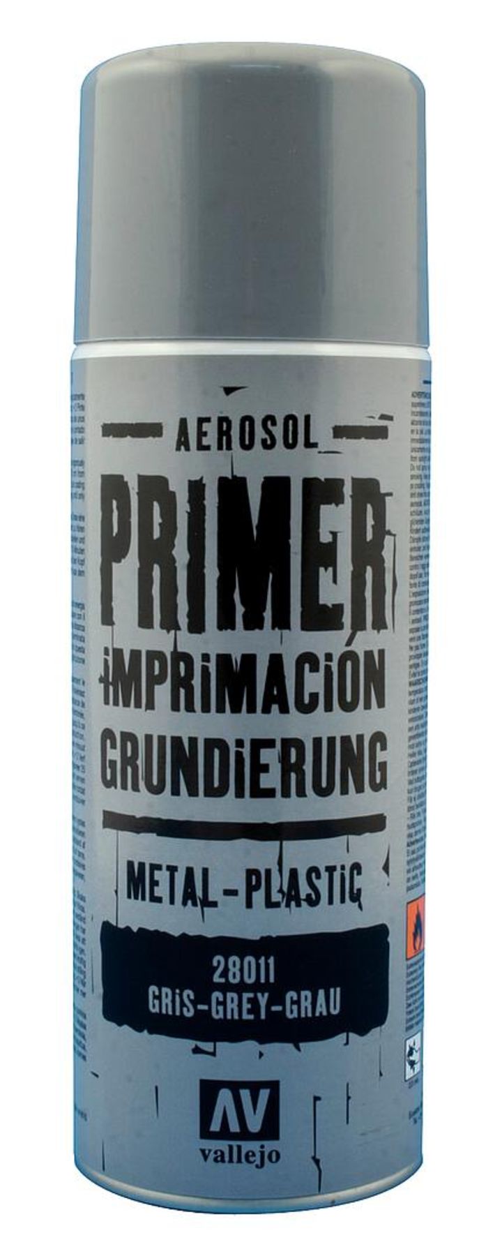 Vallejo 28011 Graue Grundierung, Spühdose, 400 ml NEU