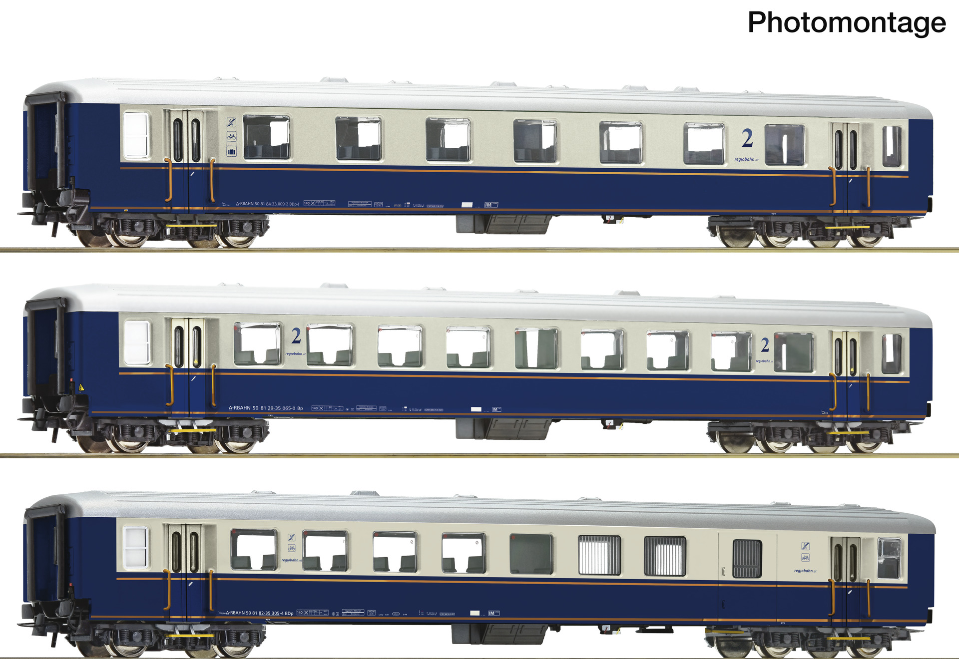 Roco 6200244 3-tlg. Set: Schlierenwagen